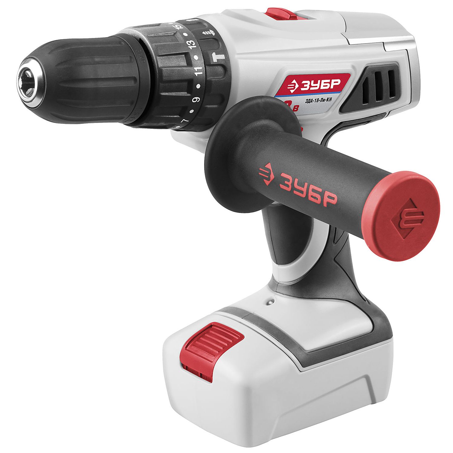Ударная дрель - шуруповерт, 2 АКБ ЗДА-18-Ли-КН