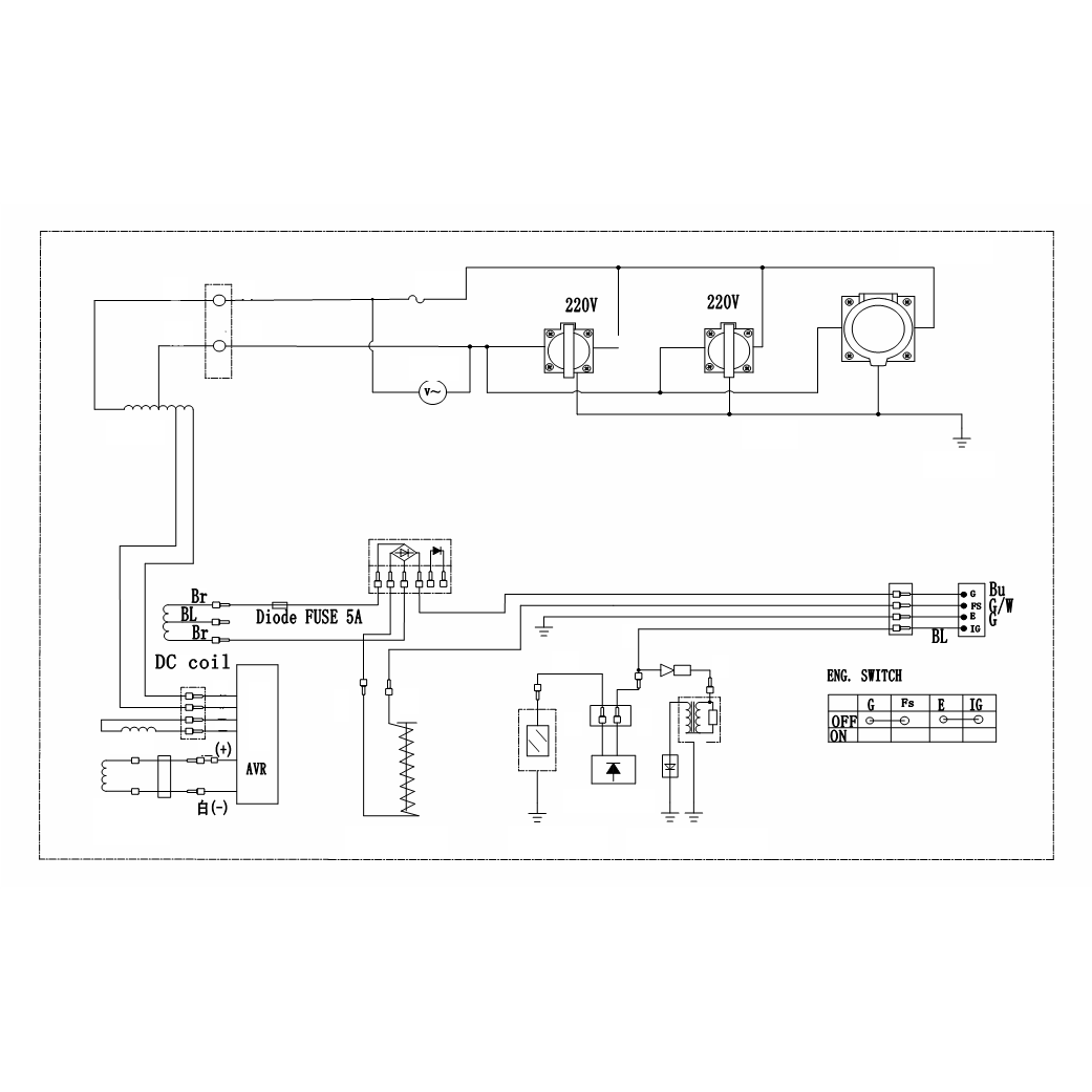 Генератор бензиновый СБ-8000