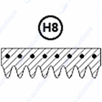 Ремень 1245 H8 Bosch 095592 1.11.004.02